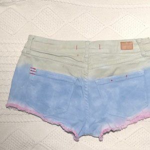 Urban Outfitters BDG super shortie ombre shorts